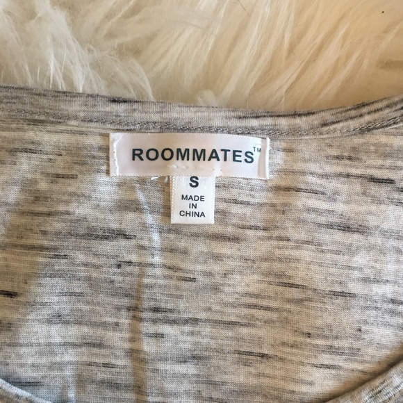 Ladies Small Gray Tank with Sheer Lace - Picture 2 of 3